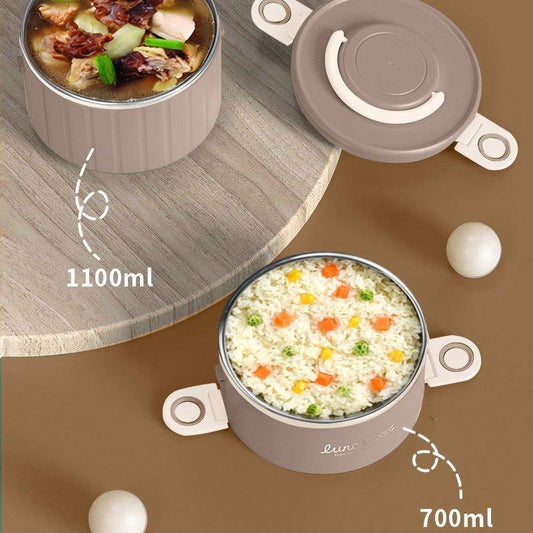 2 - Tier Stainless Steel Lunch Box for Office - Twisoo