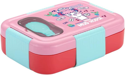 Stainless Steel School Lunch Box for Kids – 3 Compartment, 600ml