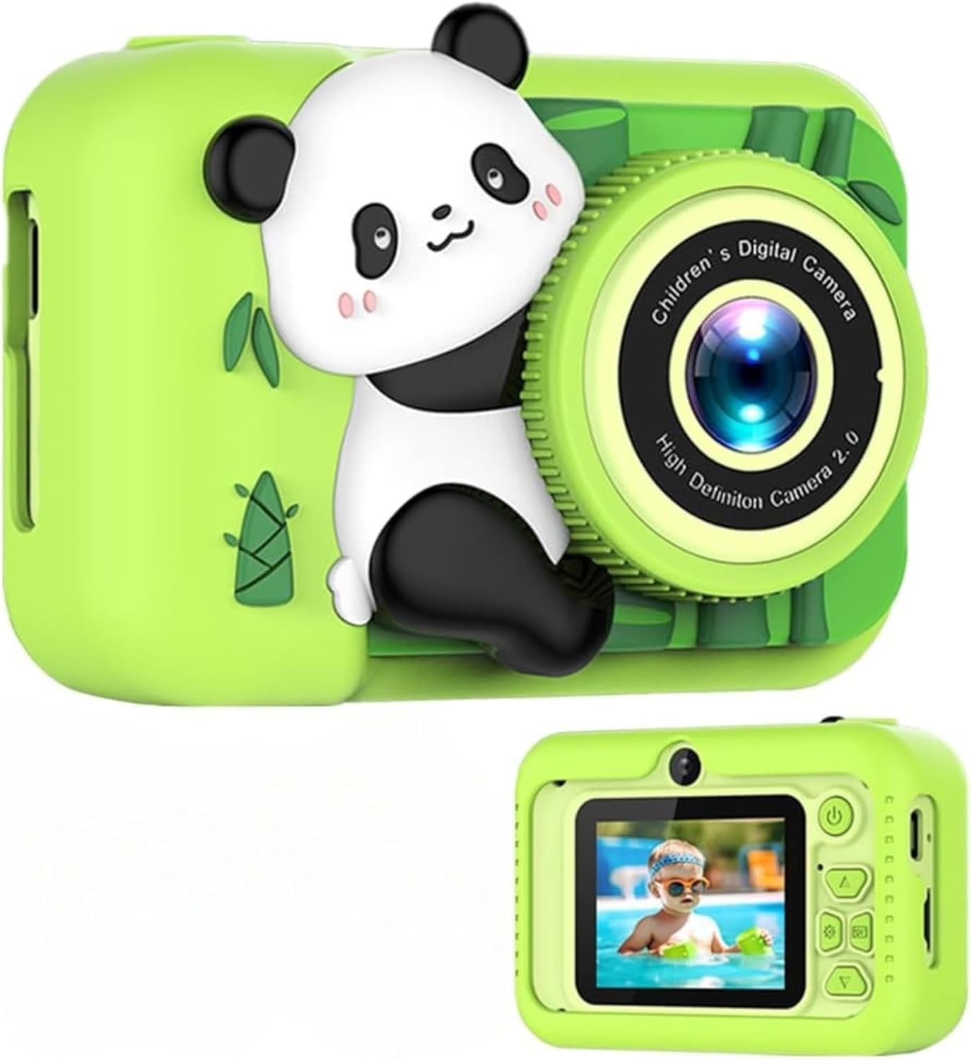 Dual HD 1080P Kids Camera Toy with 32GB SD Card- 2-Inch Screen