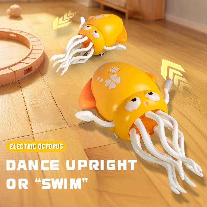 Electric Crawling Octopus Tummy Time Baby Toy
