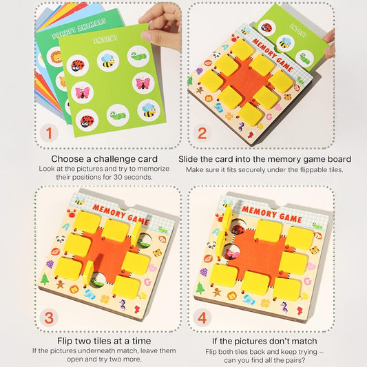 Beringin Memory Matching Game for Kids – Educational Flip Board