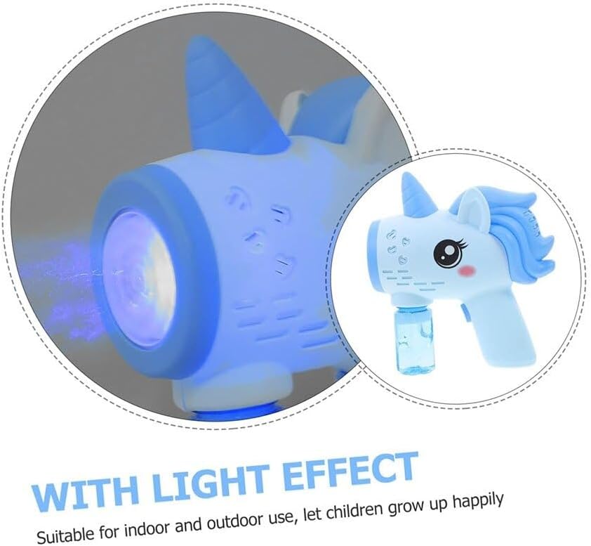 Kids Unicorn Bubble Machine Gun – Pack of 2(Blue+Pink)