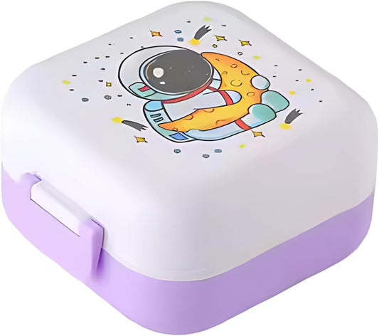 Portable Plastic Lunch Box Set –School & Office Use 1000ml