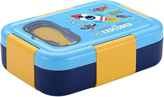 School Lunch Box for Kids Stainless Steel – 3 Compartment, 600ml