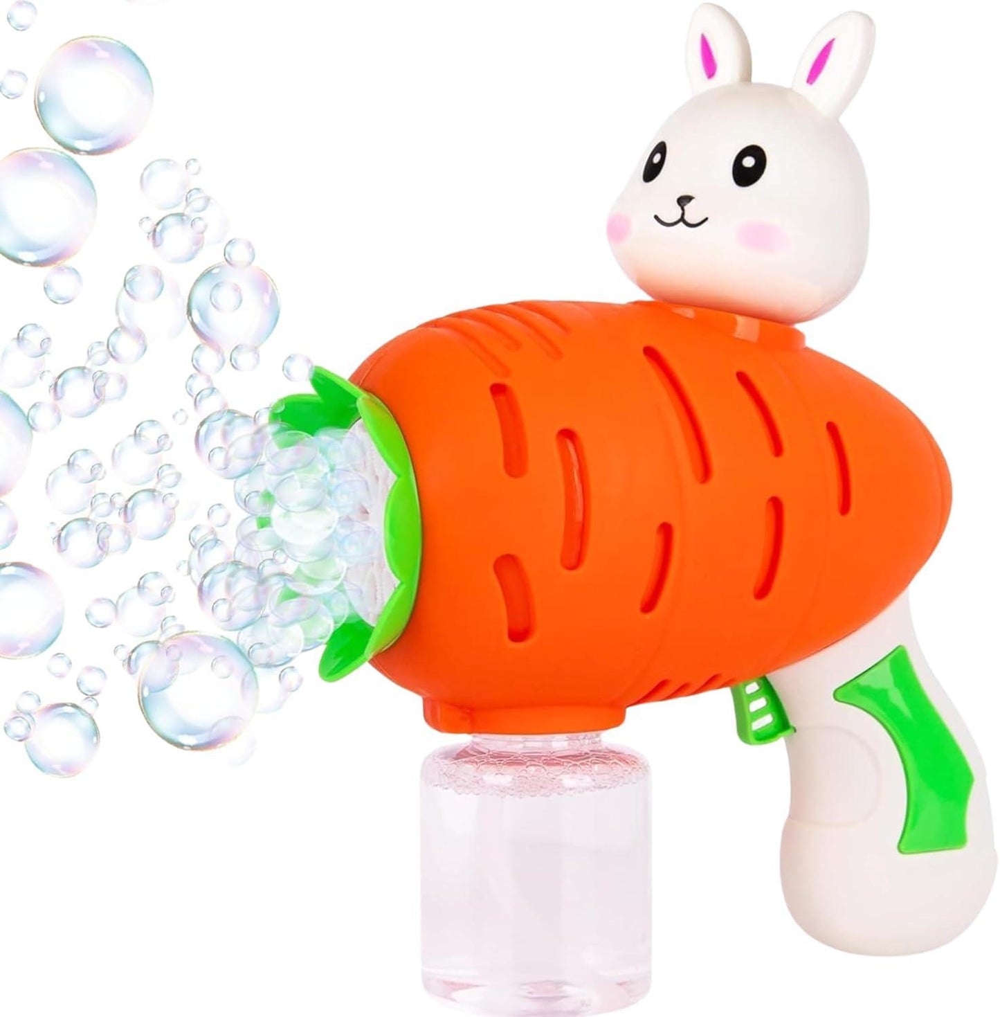 Bunny Bubble Gun - Radish Design, Automatic Bubble Blower for Kids - Twisoo