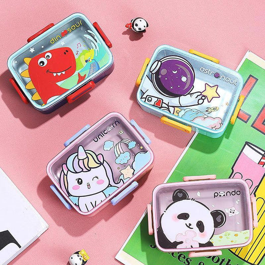 Cartoon Themed - Bento Stainless Steel Lunch Box for Kids - Twisoo