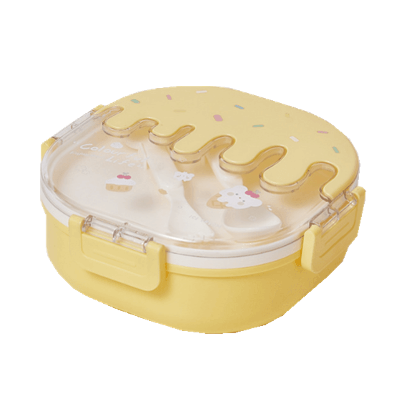 Kids Ice Cream - Bento Stainless Steel Lunch Box - Twisoo