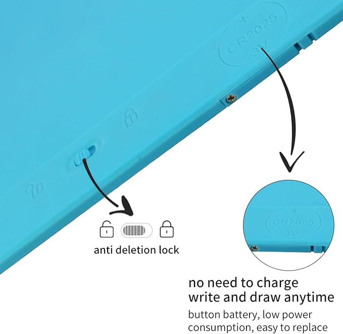 LCD Writing Tablet 10 Inch & 12 Inch Digital Drawing Board for Kids