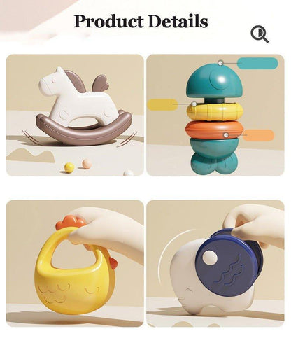 10pcs Rattle Toys Set with Suitcase for Infants | Safe and Fun Developmental Toy - Twisoo