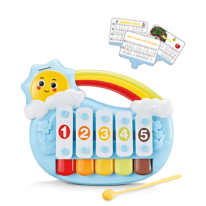 2 - in - 1 Music Forest Piano Toy – 8 - Key - Twisoo
