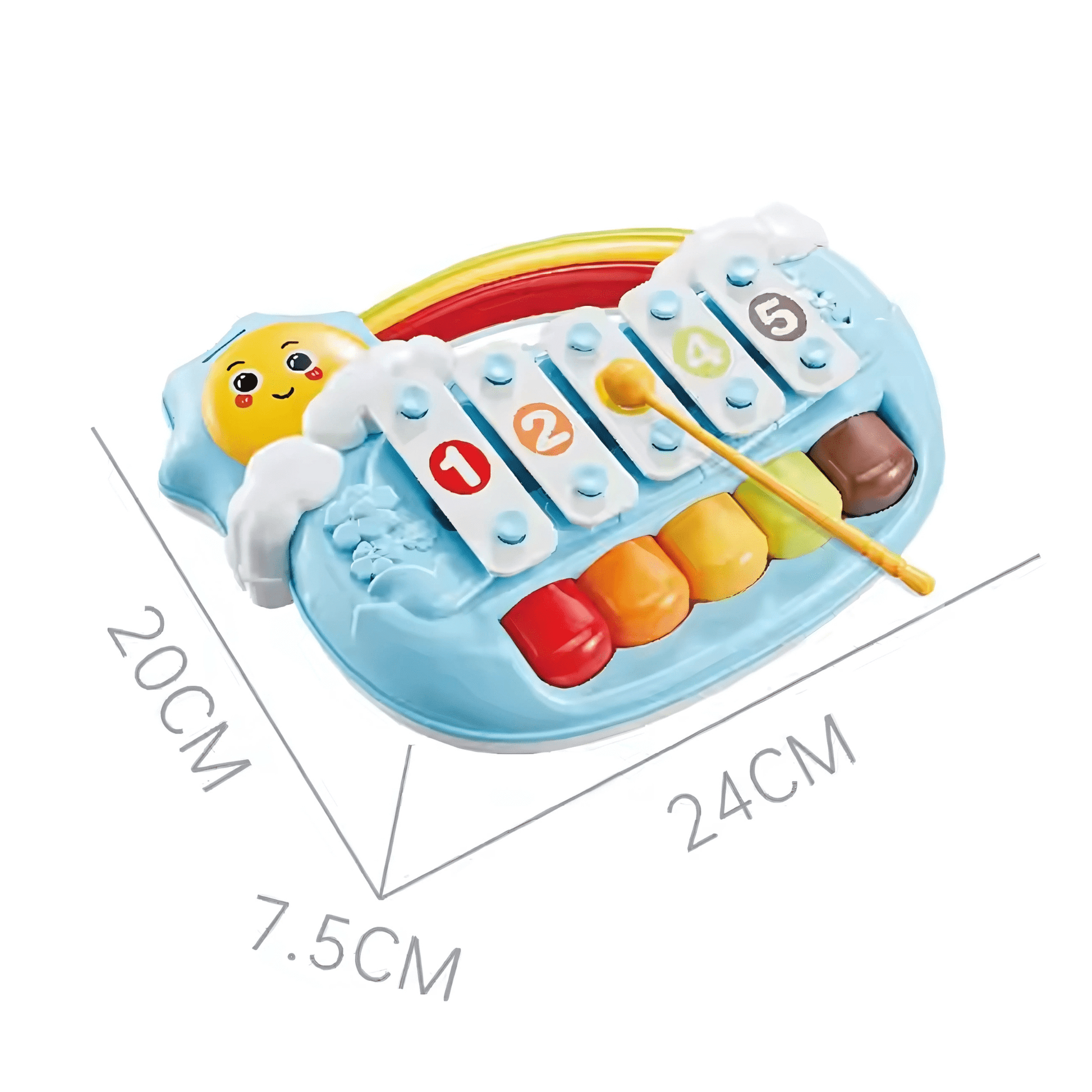 2 - in - 1 Music Forest Piano Toy – 8 - Key - Twisoo