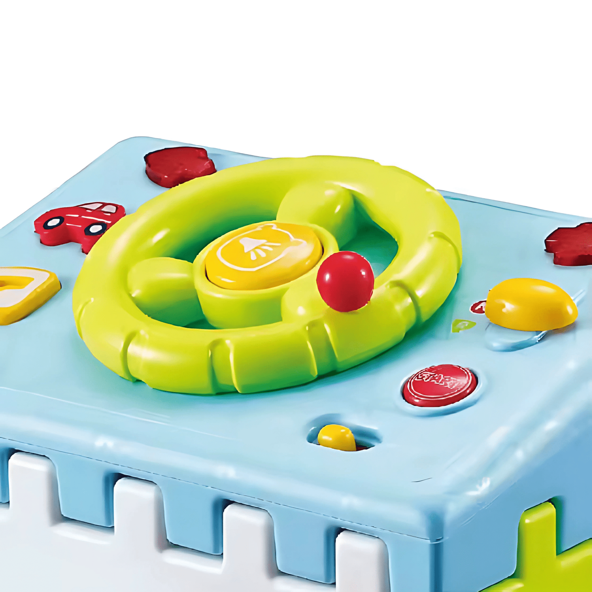 2 - in - 1 Playset with Race Track Shape Sorter &amp; Rolling Ball Piano(Green) - Twisoo