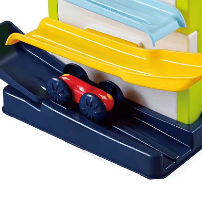 2 - in - 1 Playset with Race Track Shape Sorter &amp; Rolling Ball Piano(Green) - Twisoo