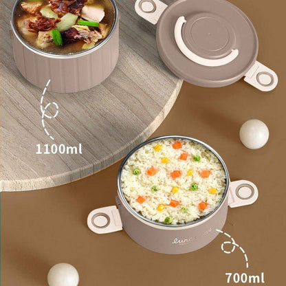 2 - Tier Stainless Steel Lunch Box for Office - Twisoo