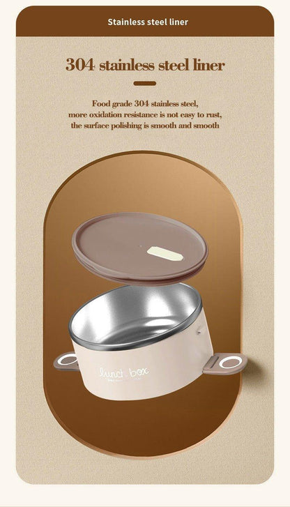 2 - Tier Stainless Steel Lunch Box for Office - Twisoo