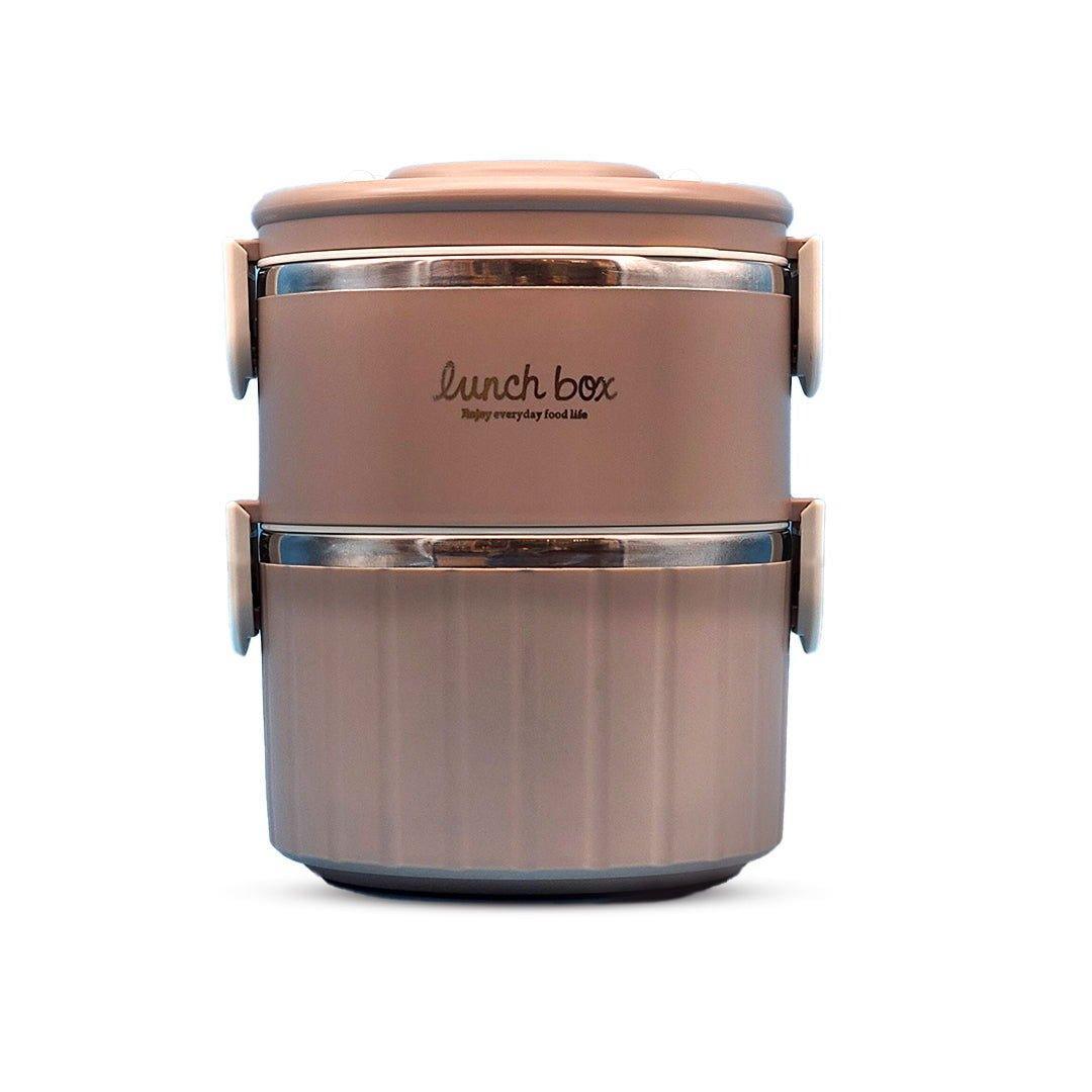 2 - Tier Stainless Steel Lunch Box for Office - Twisoo