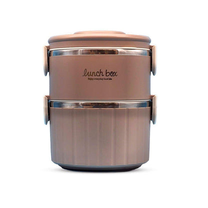2 - Tier Stainless Steel Lunch Box for Office - Twisoo