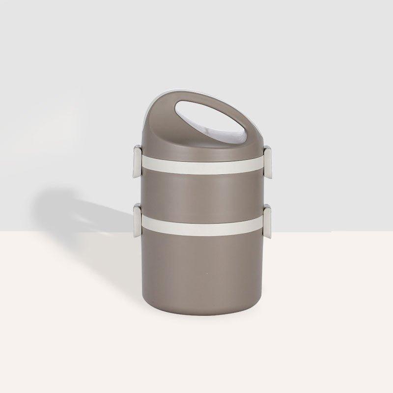 2 - Tier Stainless Steel Lunch Box with Insulated Bag for Office Use 🍱✨ - Twisoo