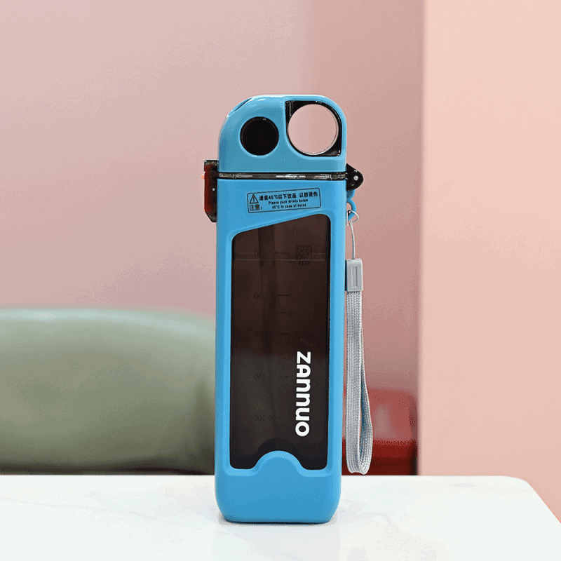 300 ML Flat Portable Outdoor Sports Bottle for Office & Gym - Twisoo