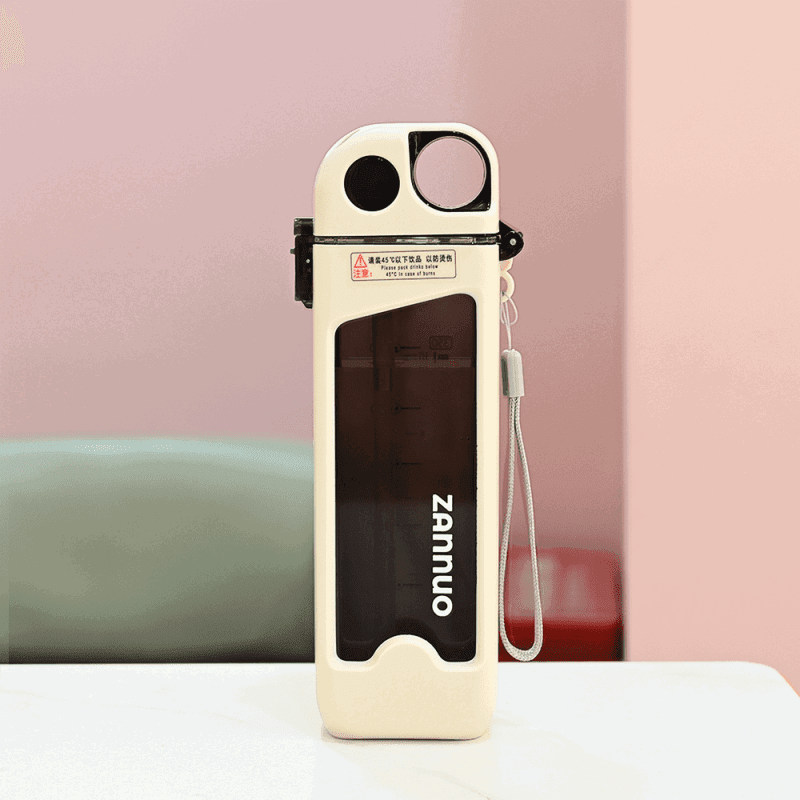 300 ML Flat Portable Outdoor Sports Bottle for Office & Gym - Twisoo