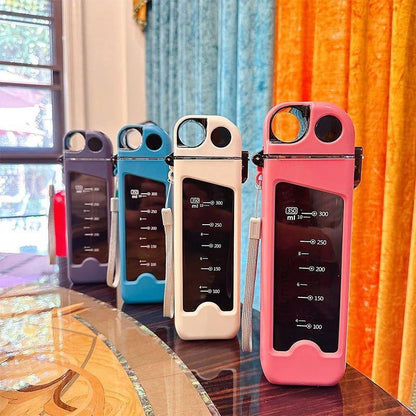 300 ML Flat Portable Outdoor Sports Bottle for Office & Gym - Twisoo