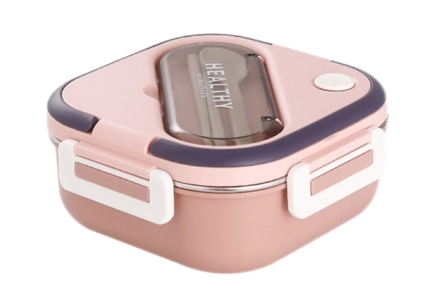 304 Bento Lunchbox with 2 Compartment with Spoons for Teenagers and Adults - Twisoo