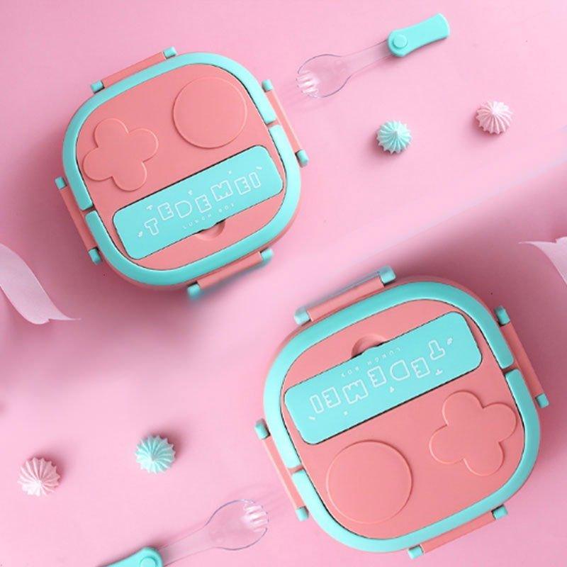 304 Portable - Stainless Steel Lunch Box with 2 Compartment for Kids - Twisoo