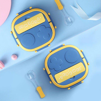 304 Portable - Stainless Steel Lunch Box with 2 Compartment for Kids - Twisoo