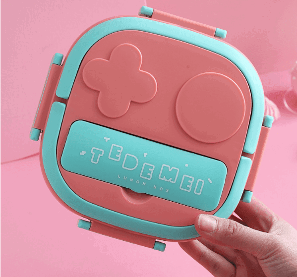 304 Portable - Stainless Steel Lunch Box with 3 Compartment for Kids - Twisoo