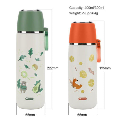 304 Stainless Steel Double Wall Vacuum Thermal Flask Bottle for Gym & Office - Twisoo