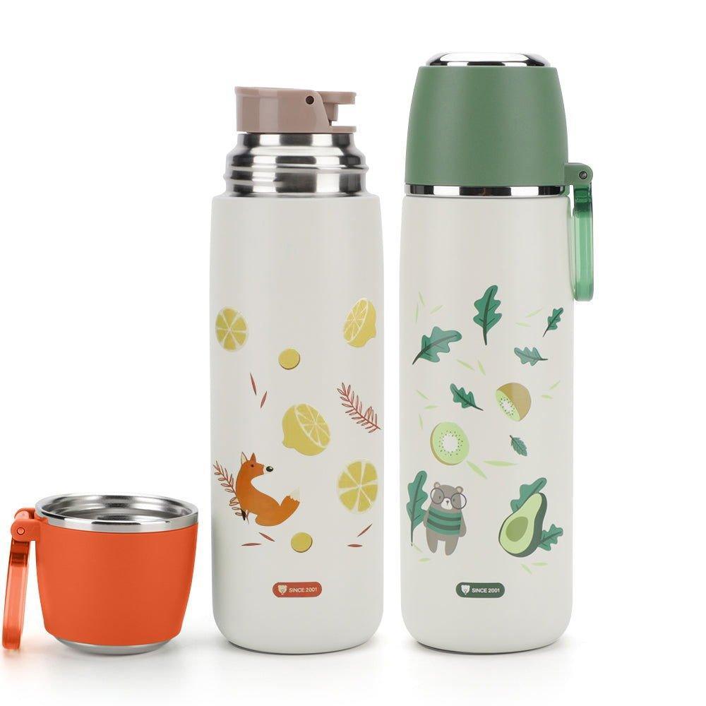 304 Stainless Steel Double Wall Vacuum Thermal Flask Bottle for Gym & Office - Twisoo