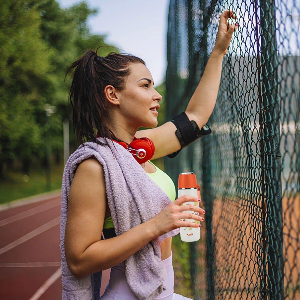 304 Stainless Steel Double Wall Vacuum Thermal Flask Bottle for Gym & Office - Twisoo