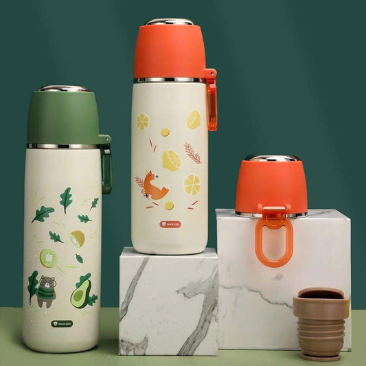 304 Stainless Steel Double Wall Vacuum Thermal Flask Bottle for Gym & Office - Twisoo