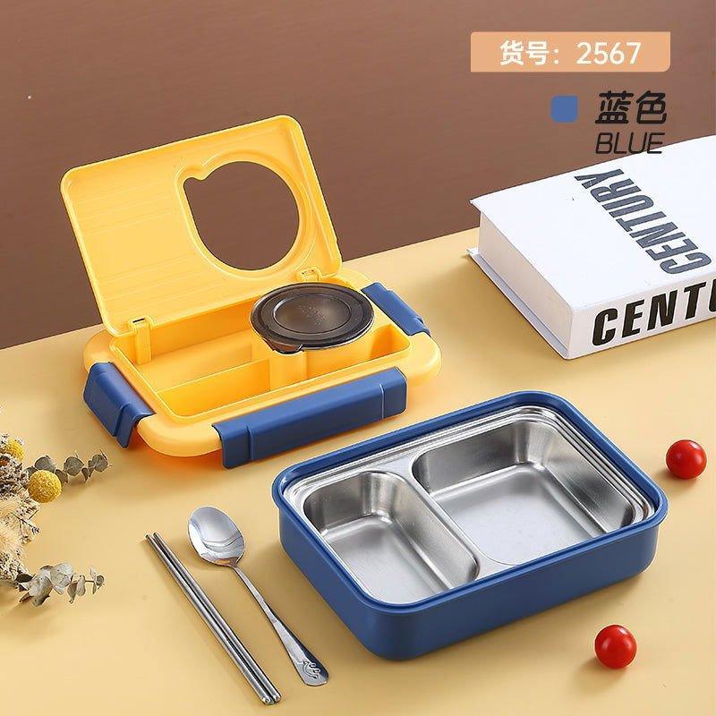 4 Compartment Bento - Steel Lunch Box for Teenagers and Adults - Twisoo