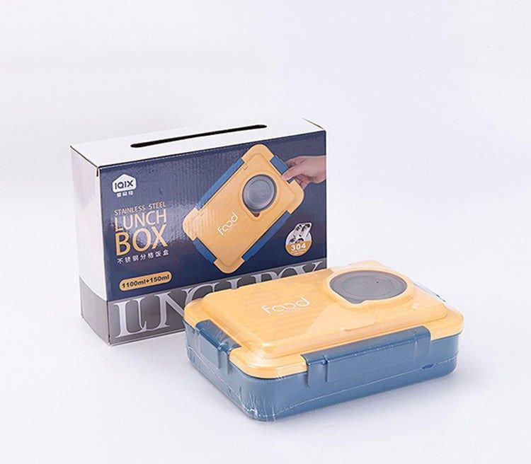 4 Compartment Bento - Steel Lunch Box for Teenagers and Adults - Twisoo
