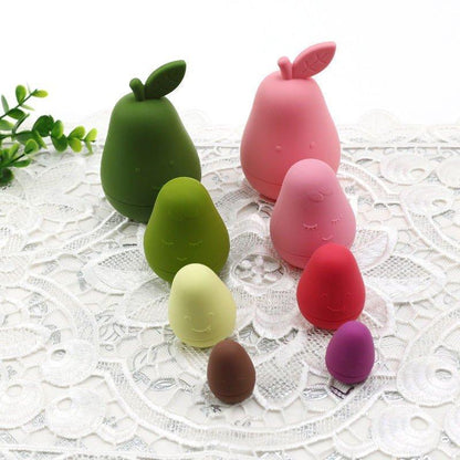 4 PCS Silicon Avocado - Stack Toy Set for Babies - Twisoo