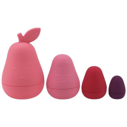 4 PCS Silicon Avocado - Stack Toy Set for Babies - Twisoo