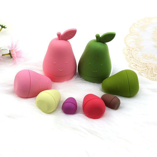 4 PCS Silicon Avocado - Stack Toy Set for Babies - Twisoo