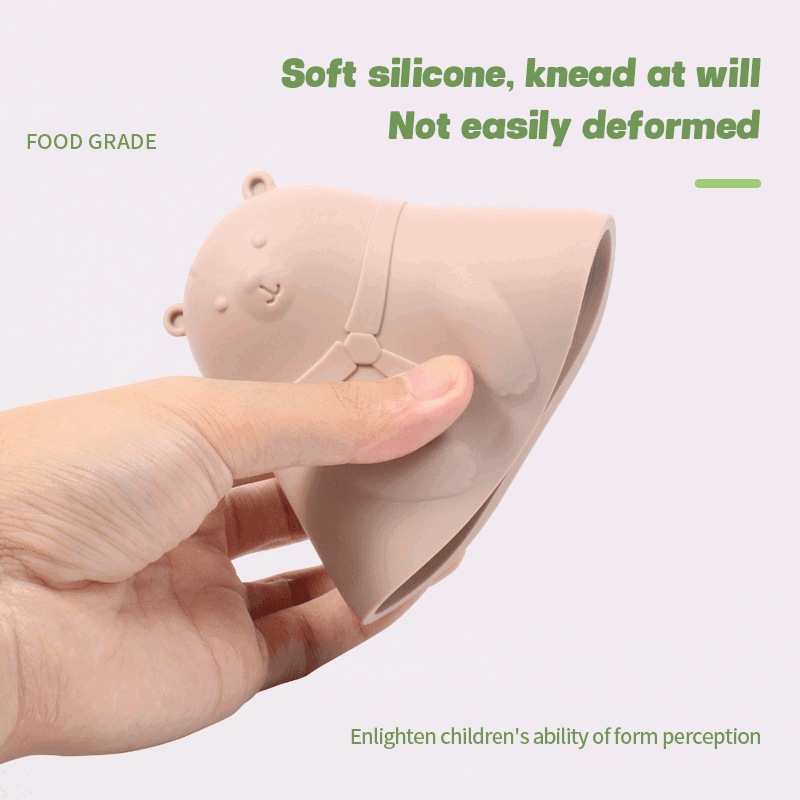 4 PCS Silicon Bear - Stack Toy Set for Babies - Twisoo