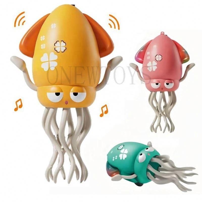Electric Crawling Octopus Tummy Time Baby Toy