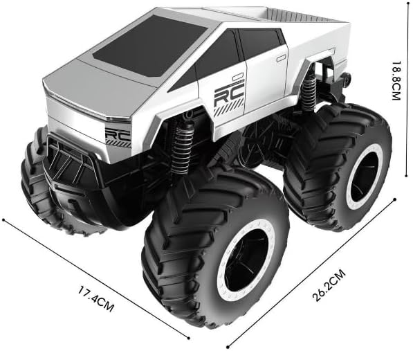 Remote Control Car with Big Wheels, 360° Rotation