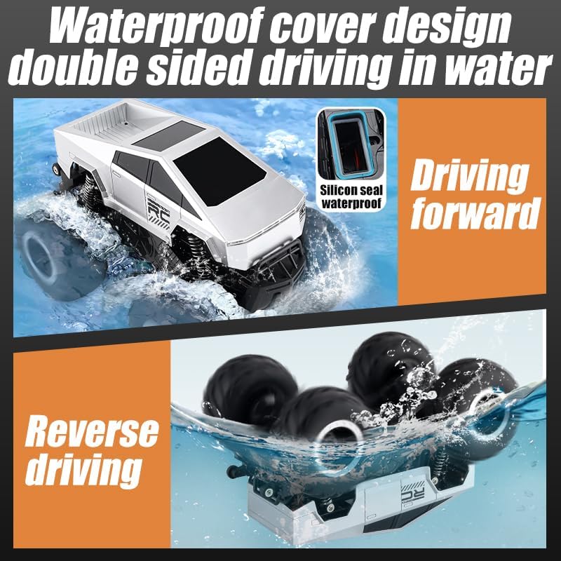 Remote Control Car with Big Wheels, 360° Rotation