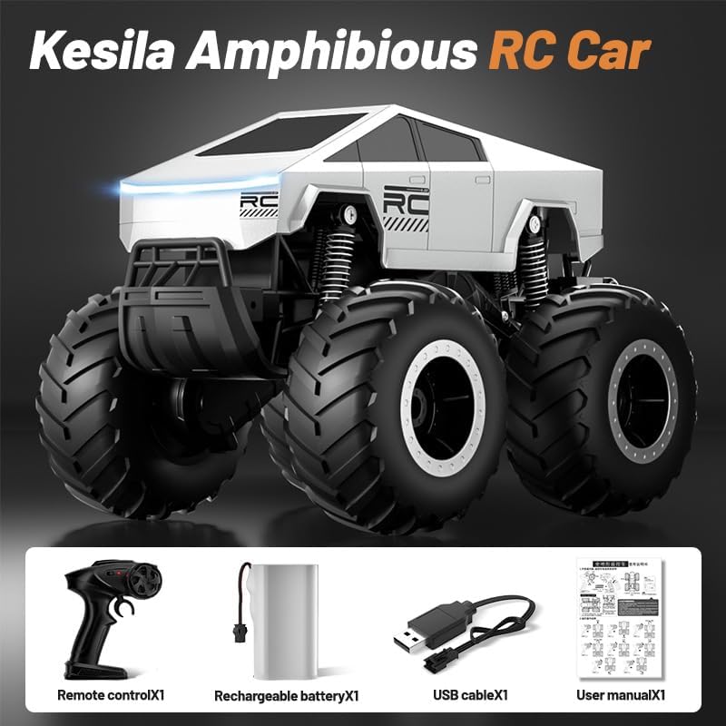 Remote Control Car with Big Wheels, 360° Rotation