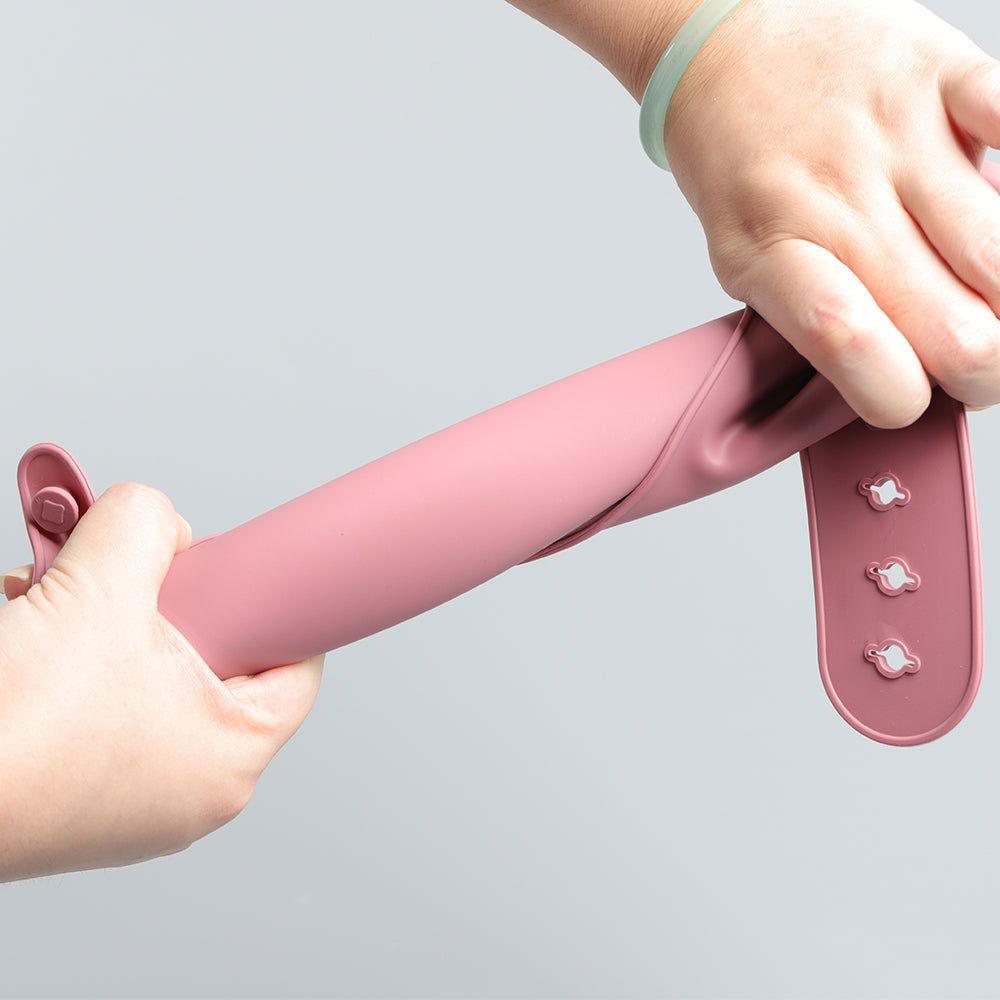 9 PCS Food Plate Set with Cup and Wooden Spoon for Early Educational Feeding - Twisoo