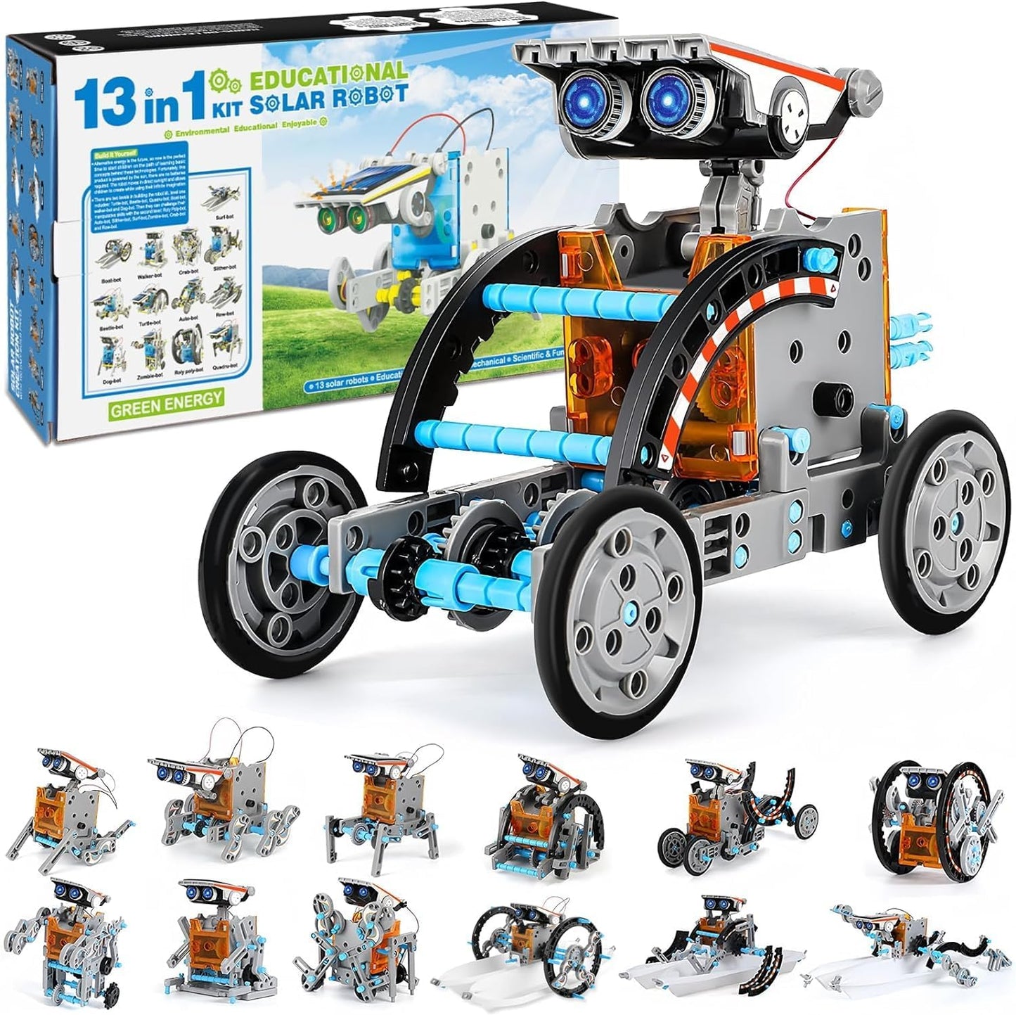DIY Building Solar Robot Toy for Kids - Creative Experiment Toy