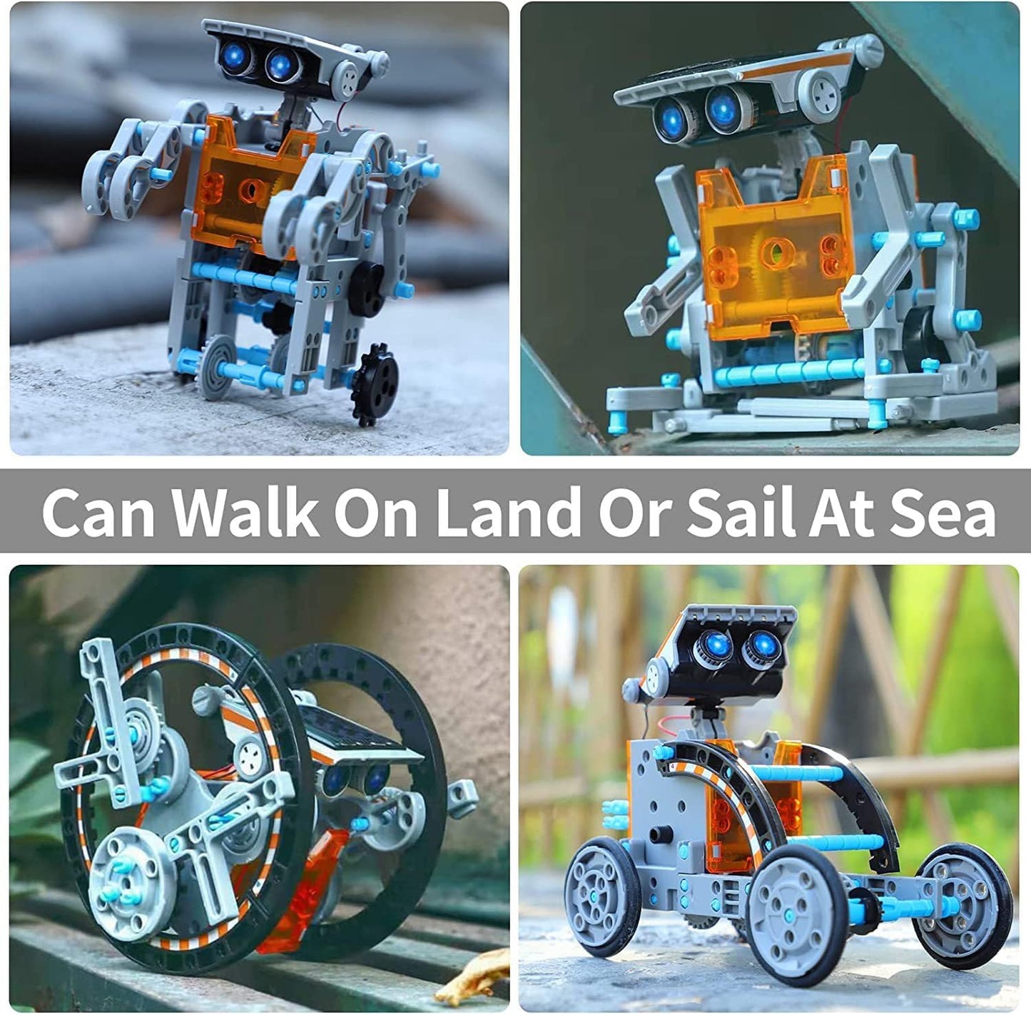 DIY Building Solar Robot Toy for Kids - Creative Experiment Toy