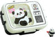 Dual Layer Bento Lunch Box with 3 Compartments