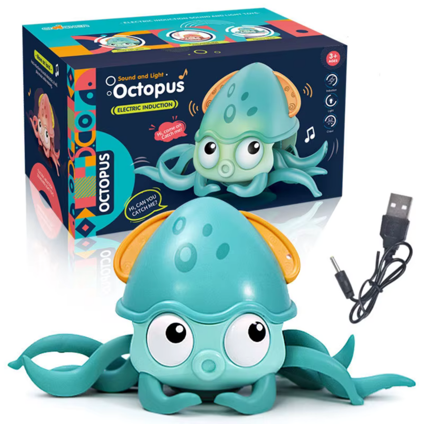 Rechargeable Dancing Octopus Toy for Babies