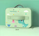 Kids Bento Lunch Box with Insulated Carry Bag