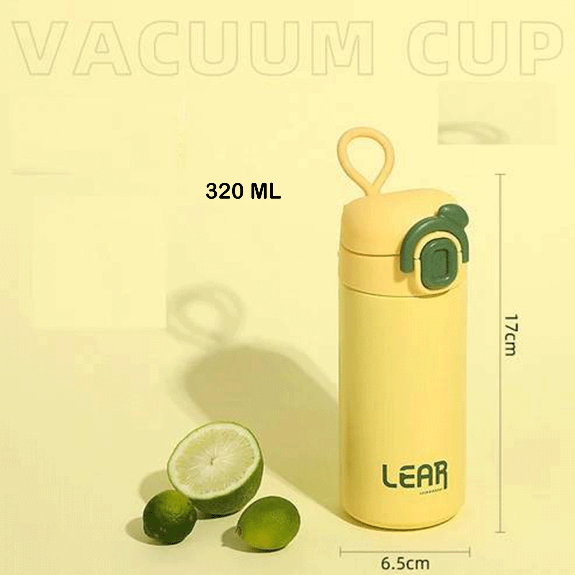 Lear Double Wall Stainless Steel Thermal Water Bottle (320ml/420ml) - Twisoo